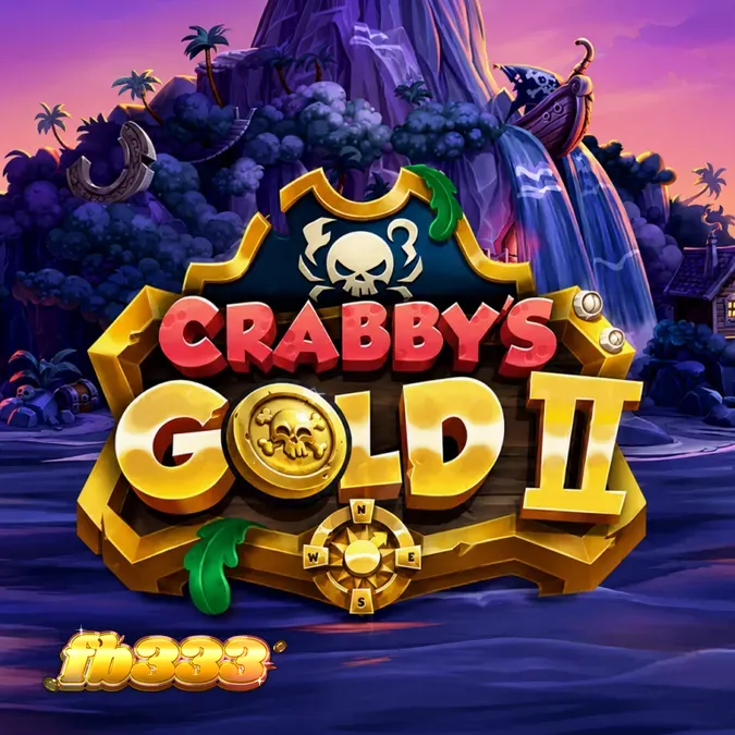 Tampilan layar permainan slot Crabby’s Gold 2 dengan tema bajak laut